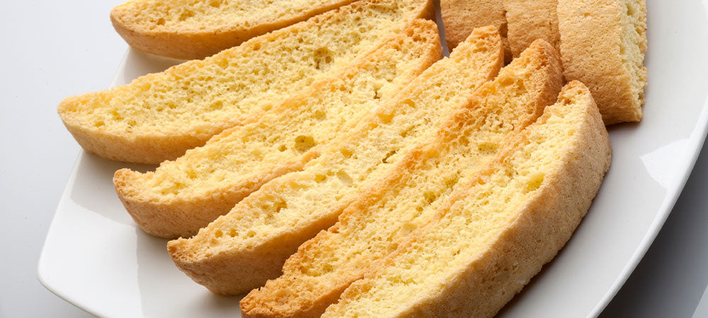Meyer Lemon Olive Oil & Almond Biscotti