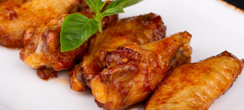 Raspberry Balsamic Chicken Wings
