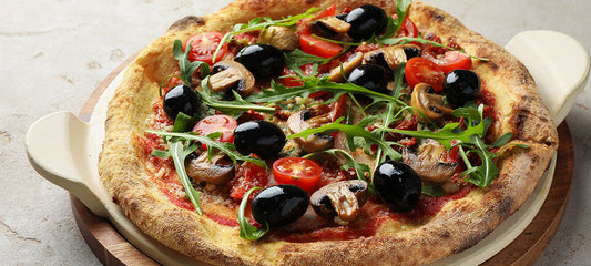 Brie & Black Olive Pizza
