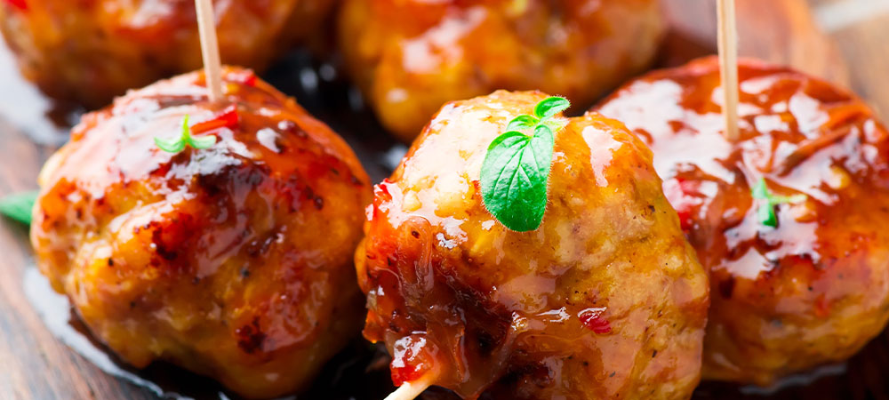 Sandy’s Raspberry Meatballs
 &ndash; Oh Olive