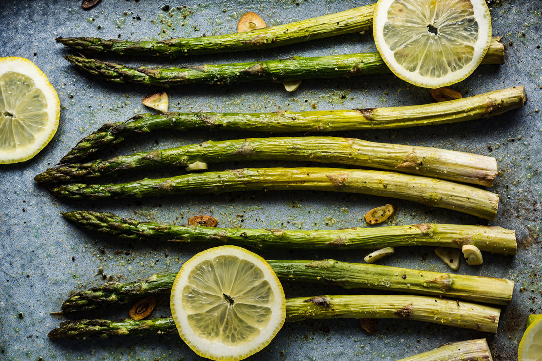 Roasted Asparagus with Lemon Extra Virgin Olive Oil