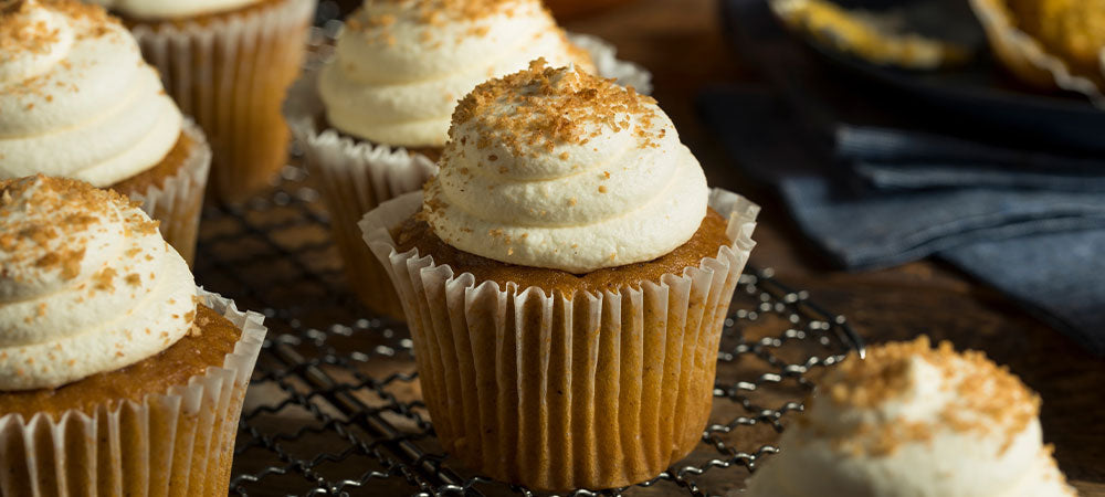 Spiced Pumpkin Cupcakes – Oh Olive