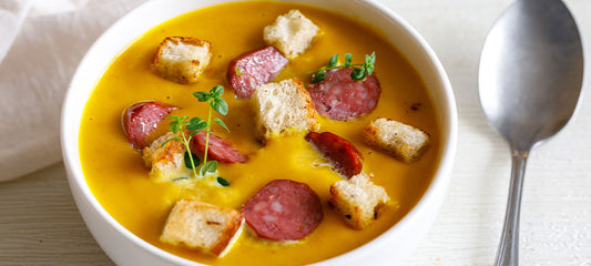 Spicy Pumpkin and Sausage Soup