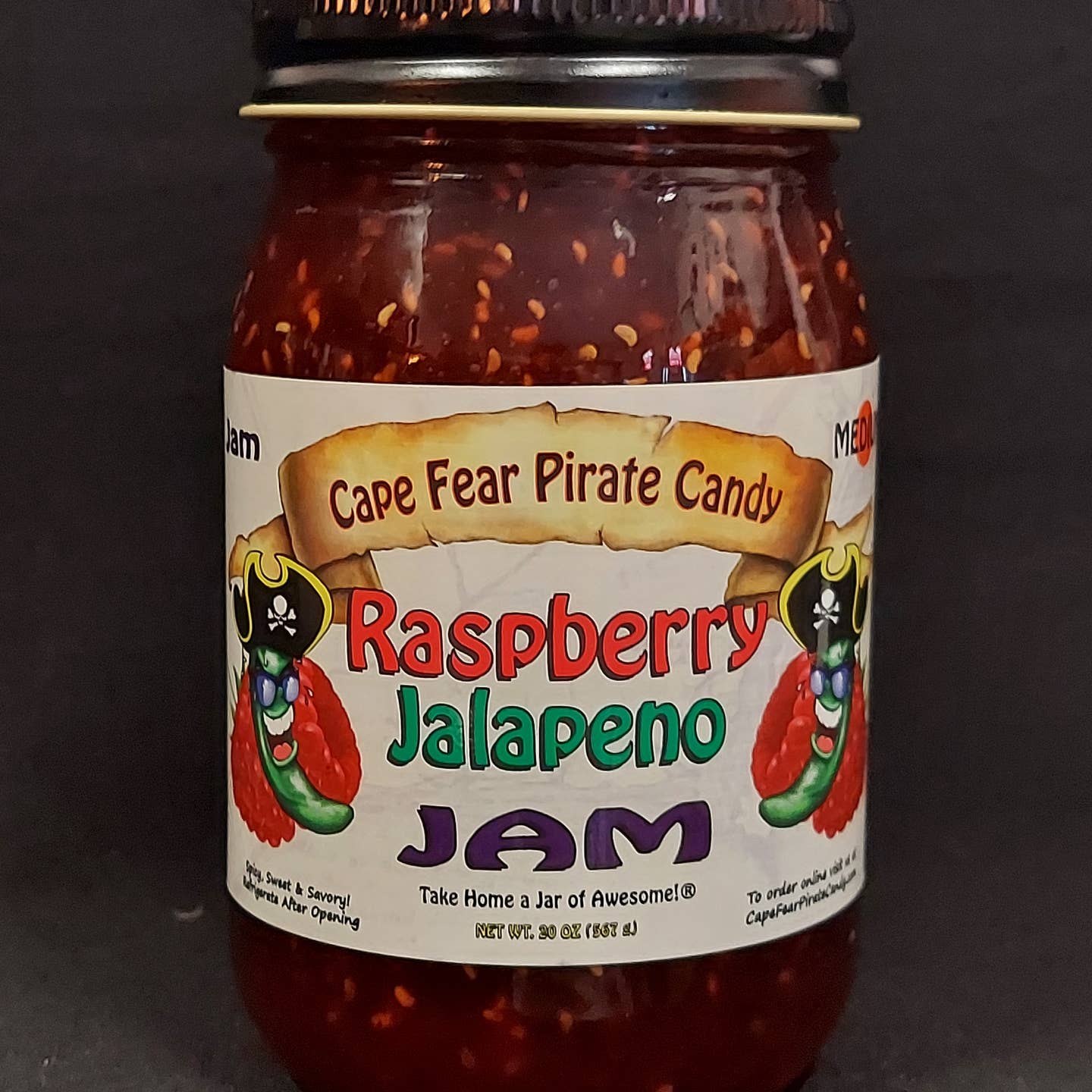 Cape Fear Raspberry Jalapeno Jam