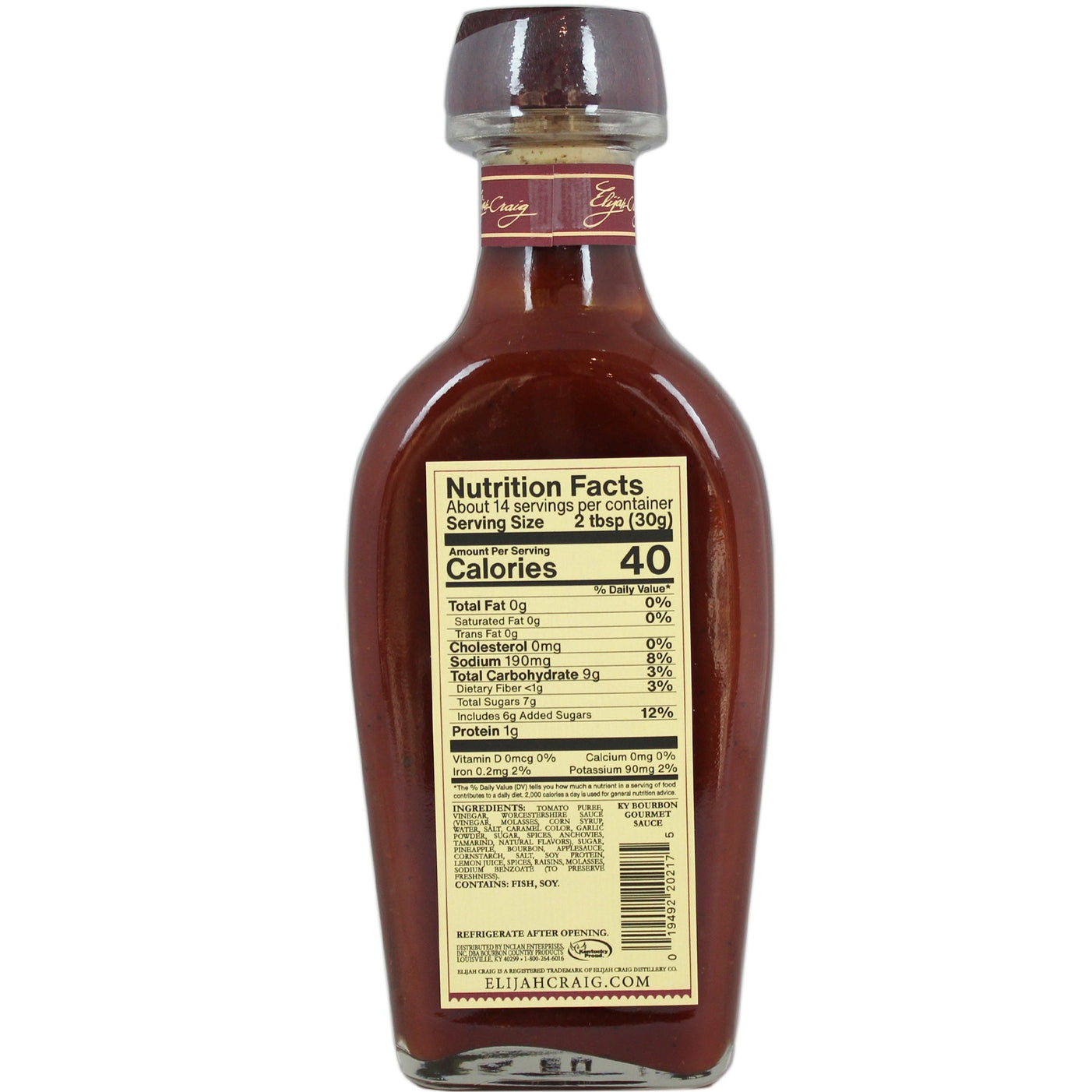 Elijah's Craig Kentucky Bourbon Gourmet Sauce