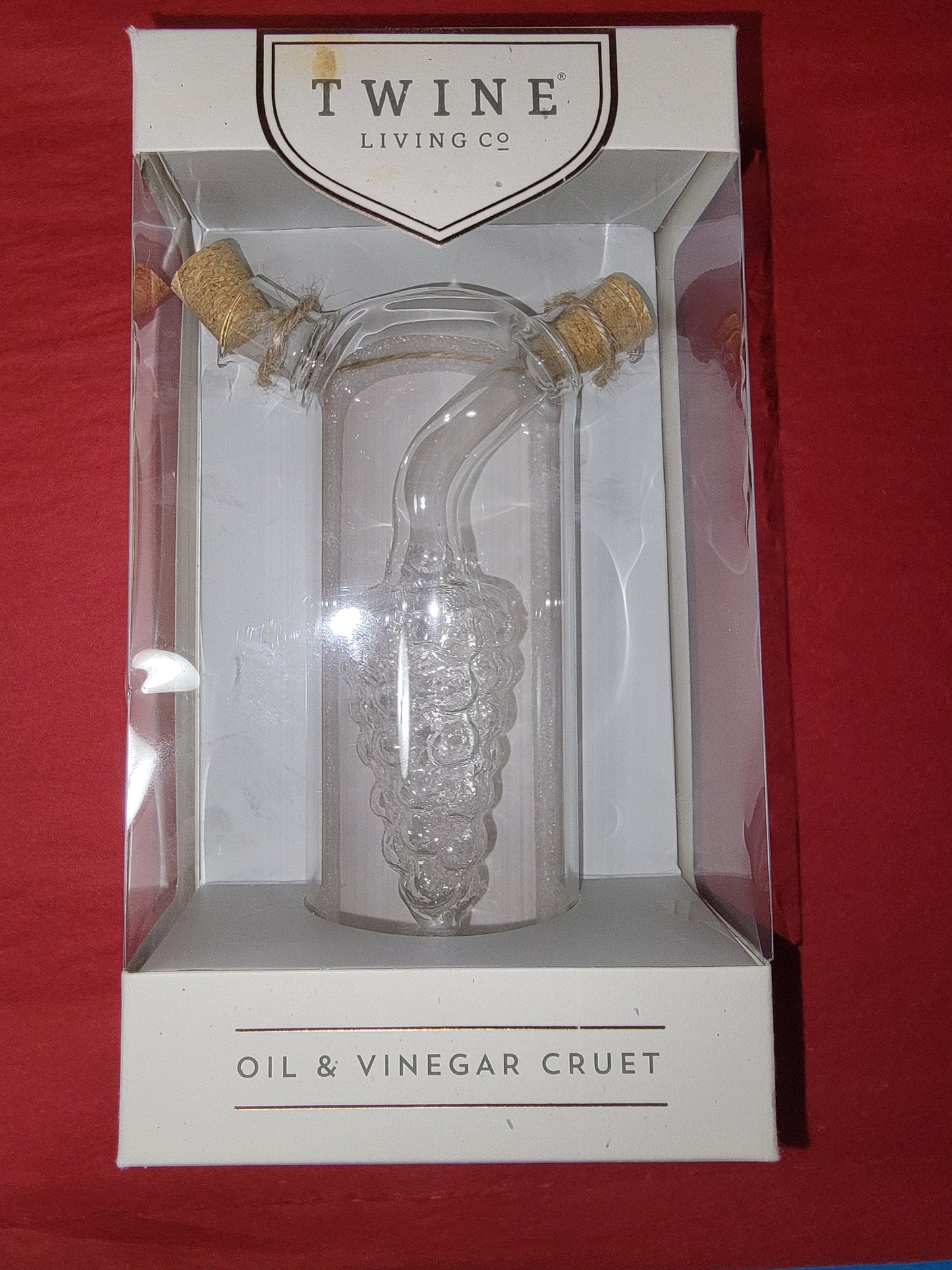 Glass Olive Oil & Balsamic Cruet