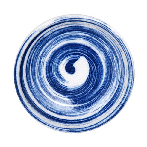 Swirl Blue Dipping Dish