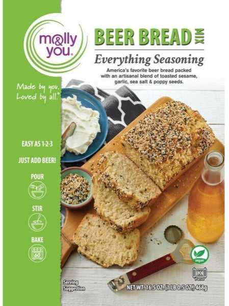 Everything Seasoning Beer Bread