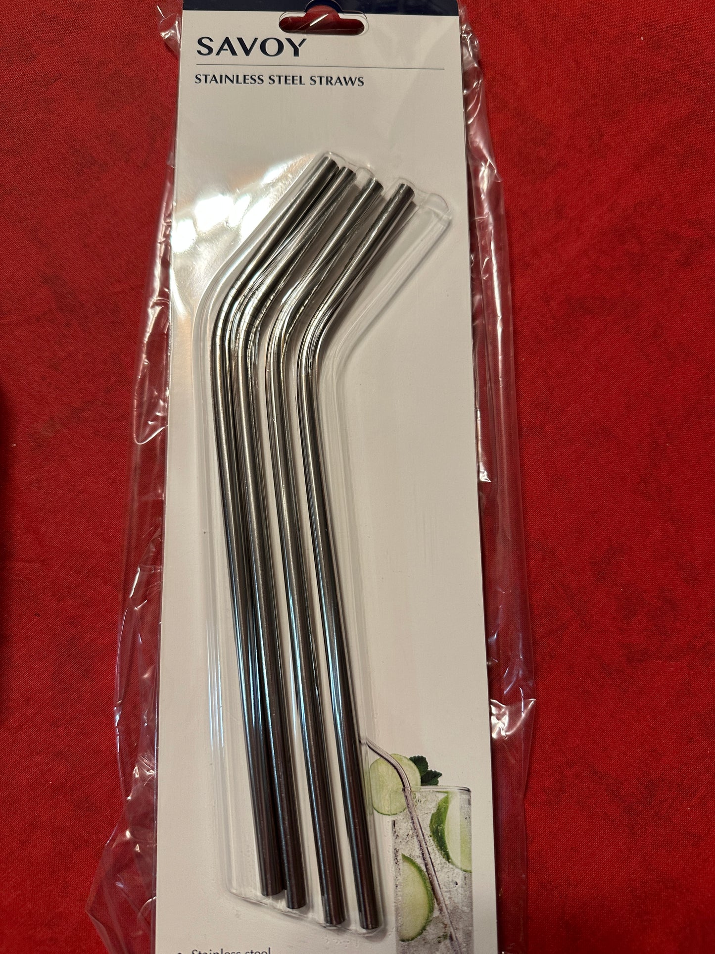 Savoy Stainless Steel Straws