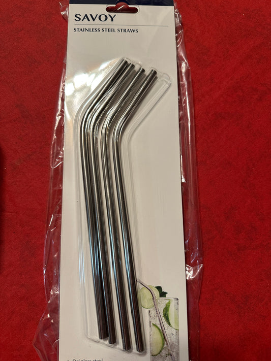 Savoy Stainless Steel Straws