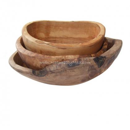 Olive Wood Bowl Set of 3