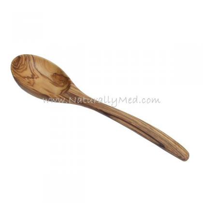 Olive Wood Serving Spoon 12.5"
