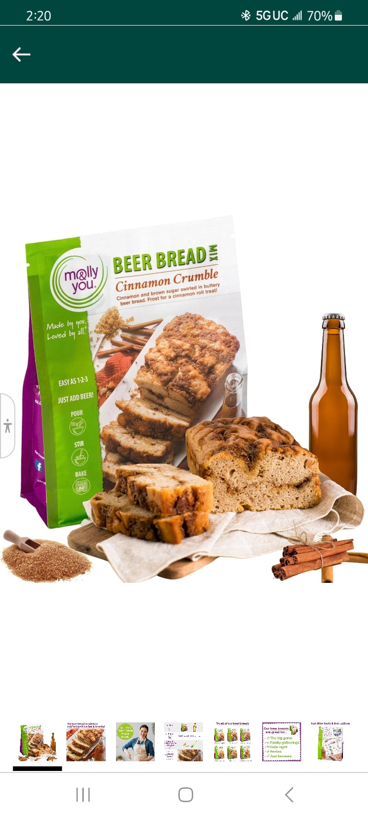 Cinnamon Crumble Beer Bread