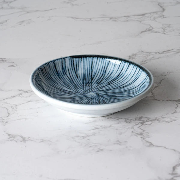 Tokusa Blue Burst Dipping Dish