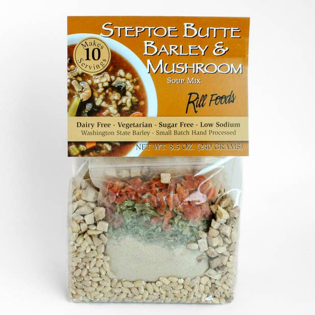 Steptoe Butte Barley & Mushroom Soup