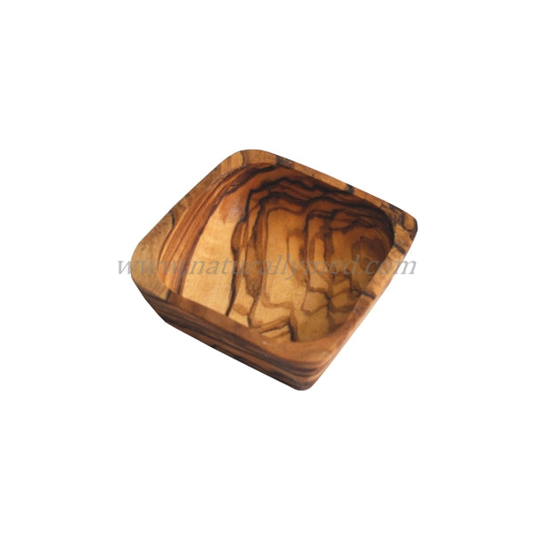 Olive Wood Square Dipping Bowl