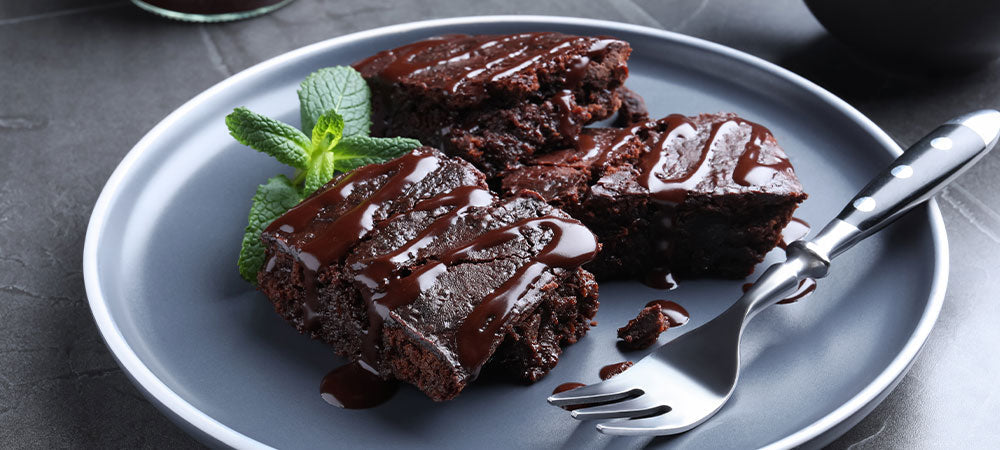 Black Cherry Balsamic Brownies