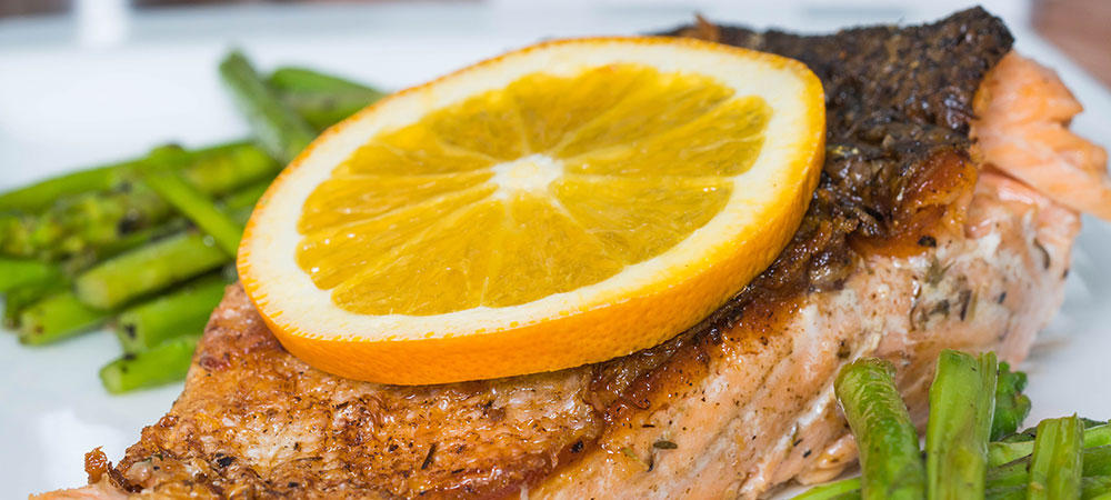 Blood Orange Glazed Salmon