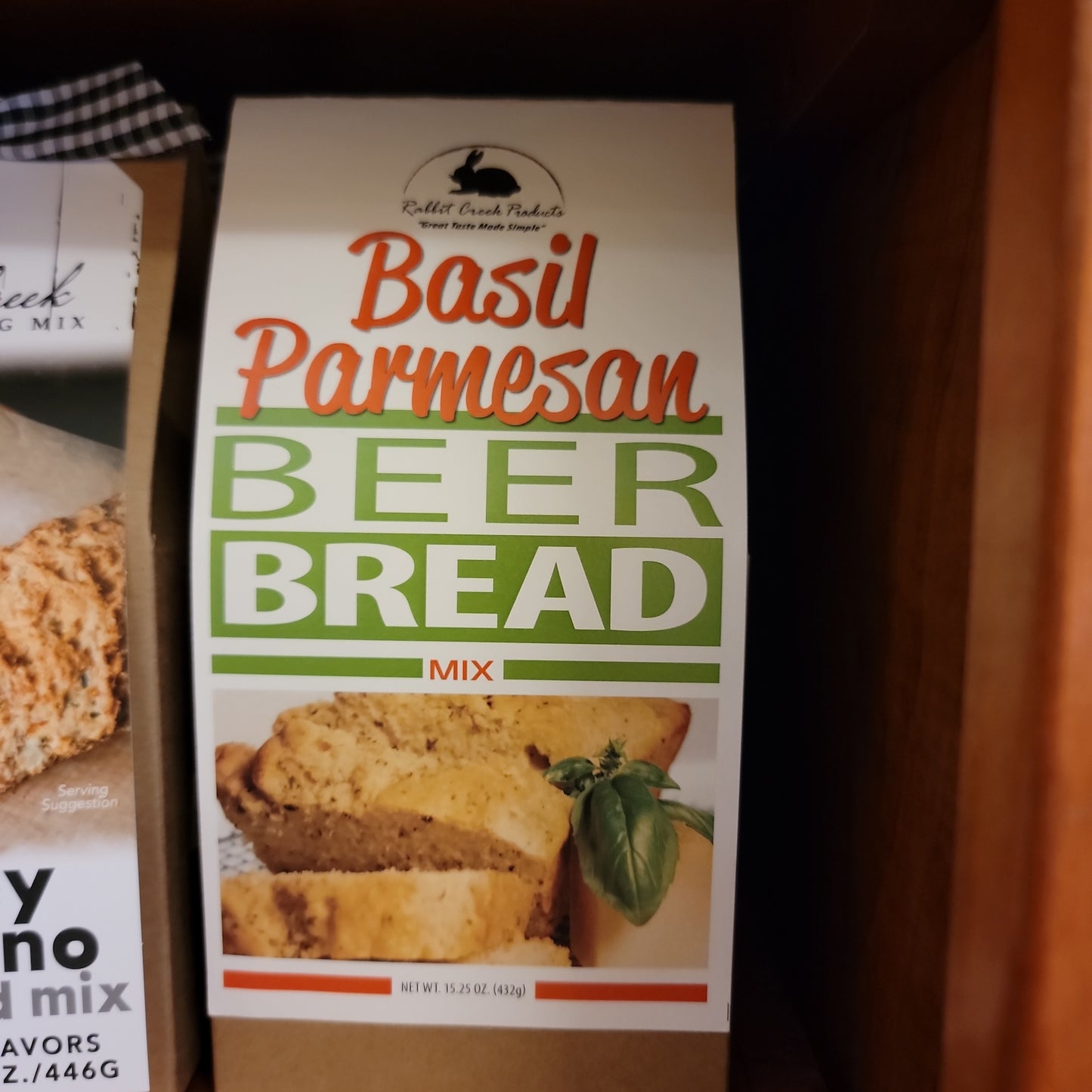 Basil Parmesan Beer Bread