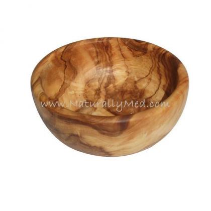 Olive Wood Round Dish 5"