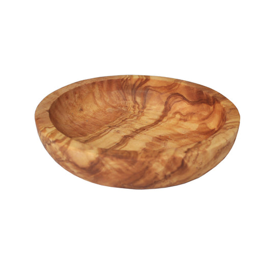 Olive Wood Round Dipping Bowl Large 4.75"