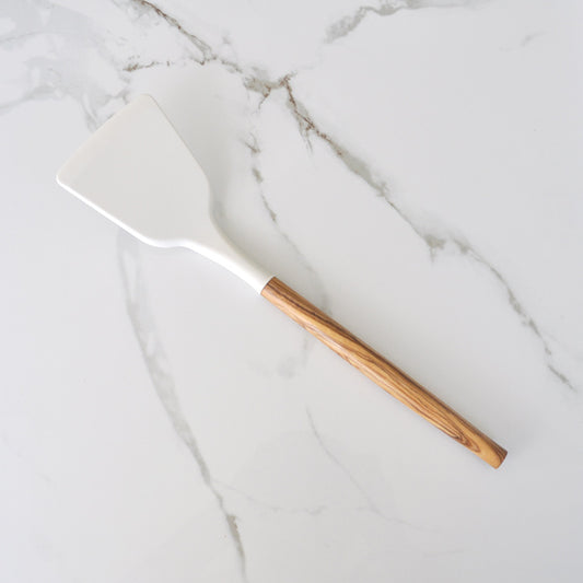 Olive Wood Spatula w/Silicone