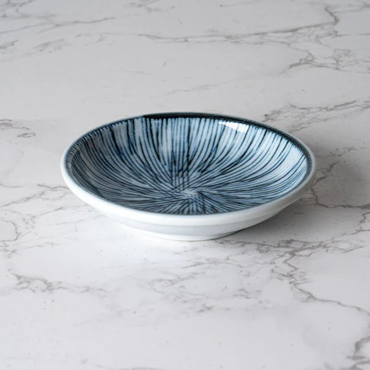 Tokusa Blue Burst Dipping Dish