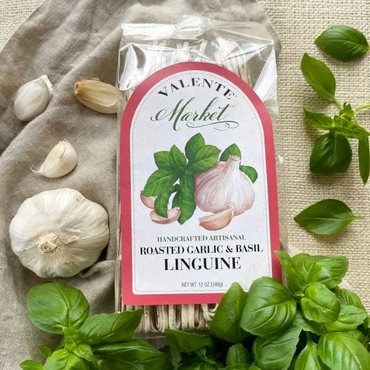 Roasted Garlic & Basil Linguine