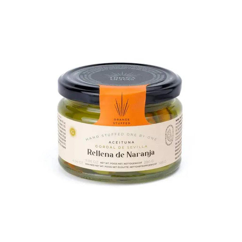 Triana Olivas Gordal Stuffed Olives with Orange
