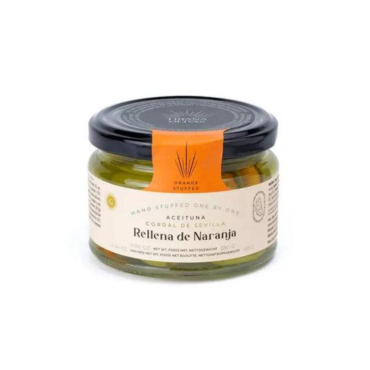 Triana Olivas Gordal Stuffed Olives with Orange