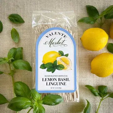 Lemon Basil Fettucine Pasta