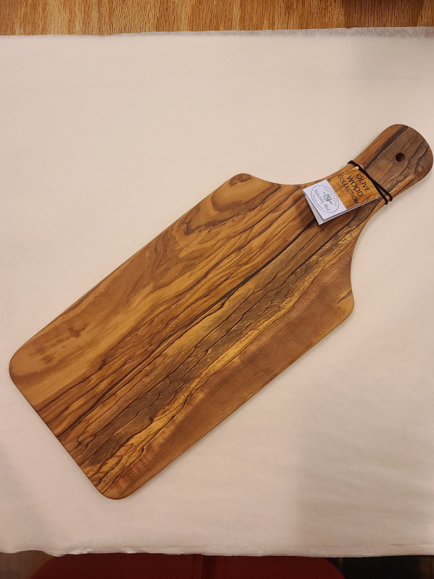 Olive Wood Serving Board w/Handle
