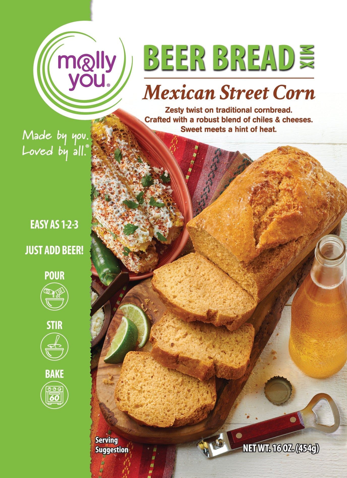 Mexican Street Corn Beer Bread Mix - Molly & You