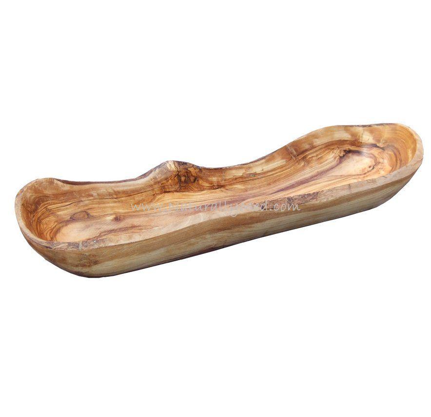 Olive Wood Bread Dish 14 inch