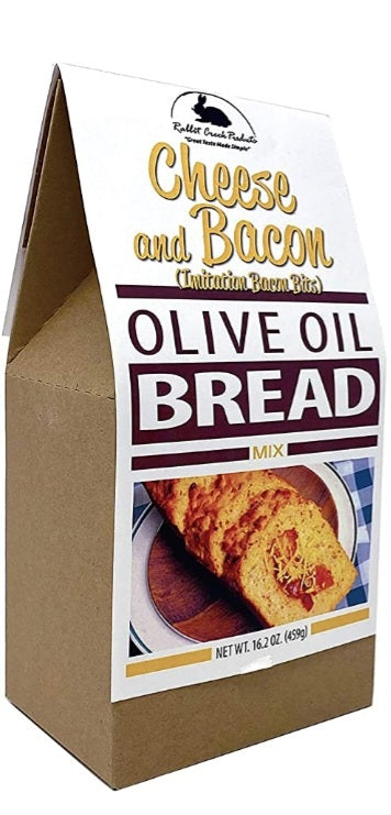 Cheese and Bacon Olive Oil Bread - Rabbit Creek