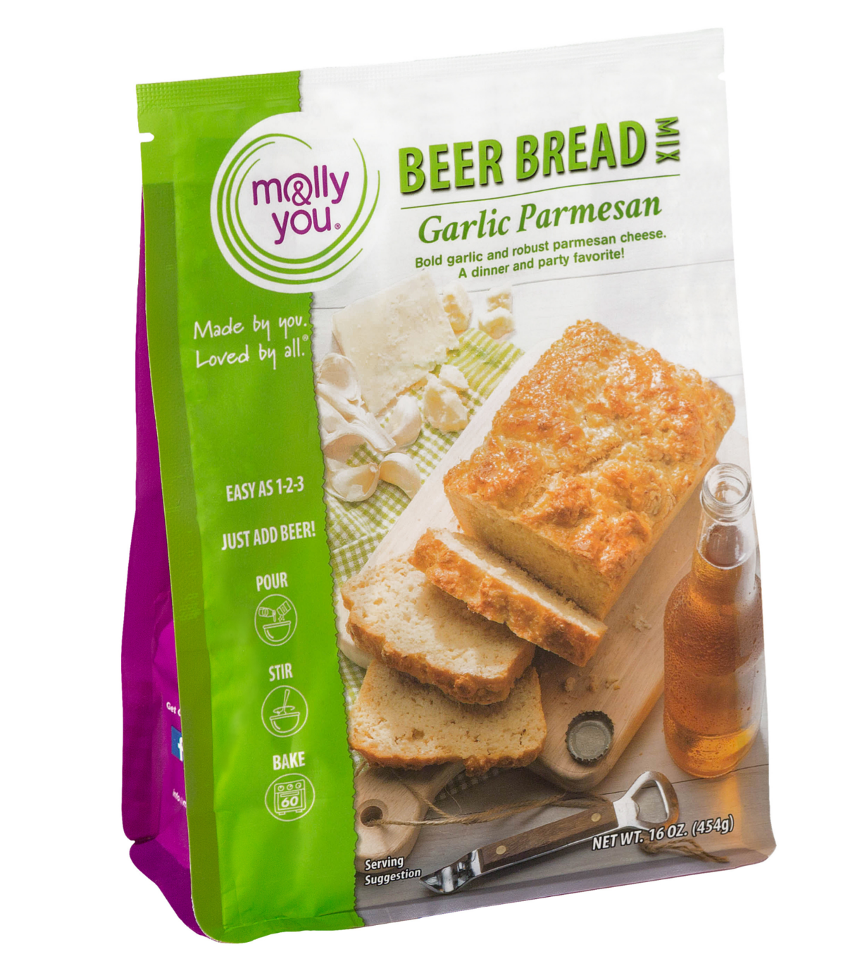 Garlic Parmesan Beer Bread - Molly & You