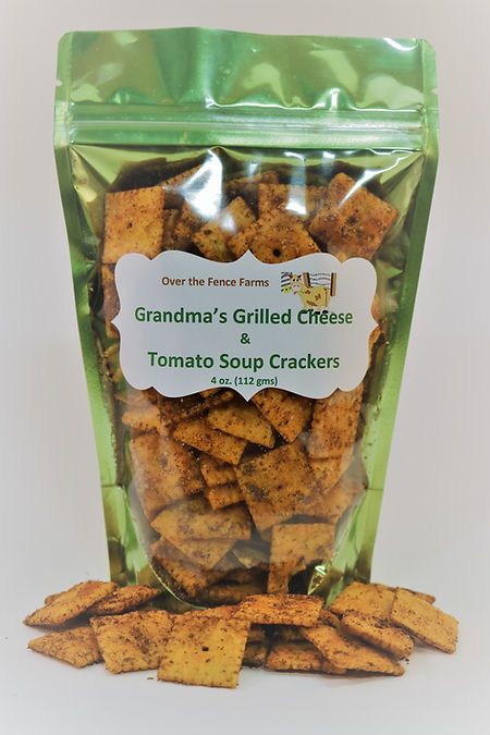 Grandma's Grilled Cheese & Tomato Soup Crackers