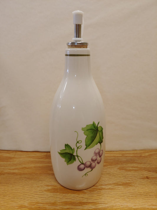 Ceramic Cruet - grapevine