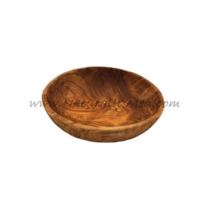 Olive Wood Round Dipping Bowl 3.5"